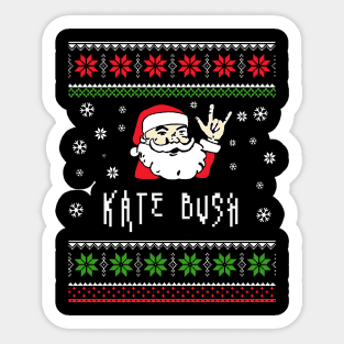 kate bush santa metal Sticker